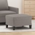 Reposapiés de tela gris taupe 60x50x41