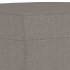 Reposapiés de tela gris taupe 60x50x41