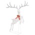 Reno decorativo de Navidad blanco 120 LEDs blanco