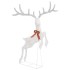 Reno decorativo de Navidad blanco 120 LEDs blanco
