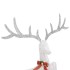 Reno decorativo de Navidad blanco 120 LEDs blanco