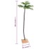 Palmera artificial con 192 LED blanco cálido 300