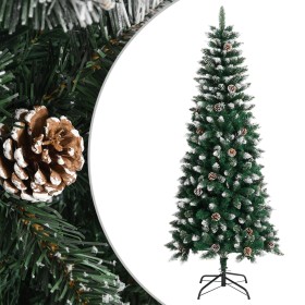 Árbol de Navidad artificial con soporte PVC verde 180