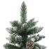 Árbol de Navidad artificial con soporte PVC verde 180