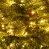 Árbol de Navidad con luces y piñas PVC PE verde 150