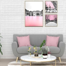 Papel pintado autoadhesivo ladrillos 3D 10 unidades