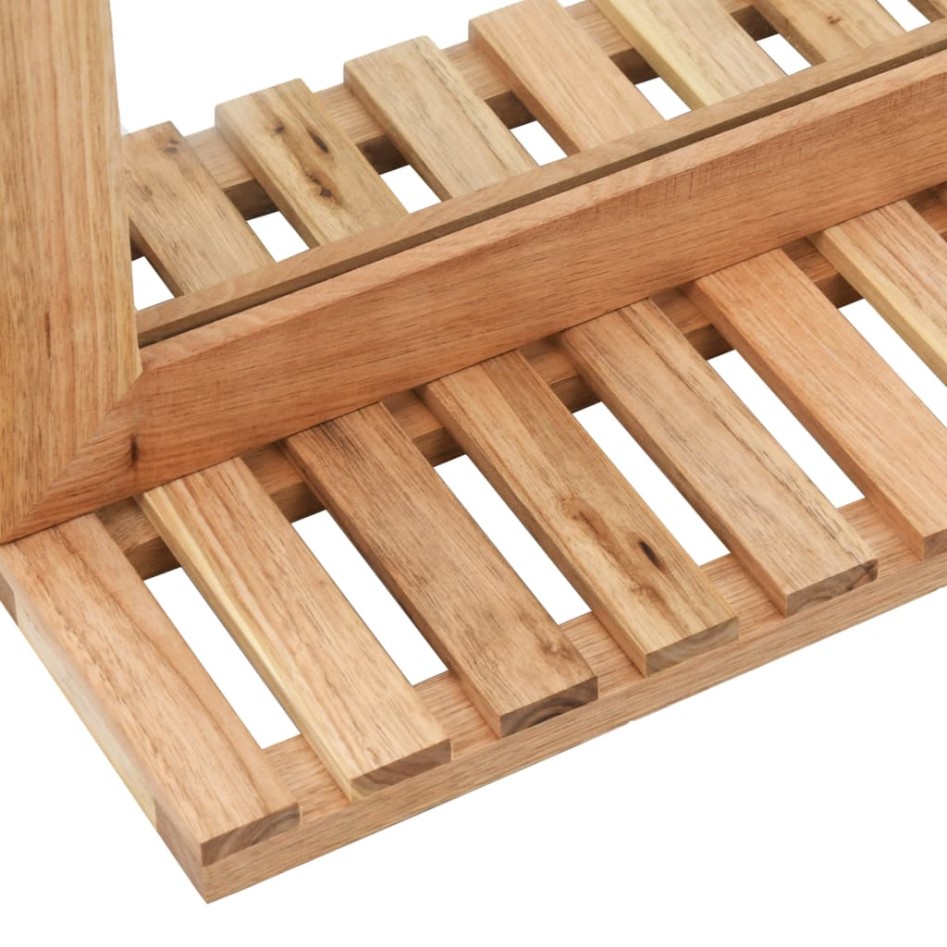 Espejo de cuarto de baño madera maciza de nogal 60x12x62