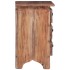 Mesita de noche madera maciza de caoba 30x30x51