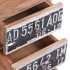 Mesita de noche madera maciza de caoba 30x30x51