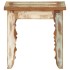Mesa de centro de madera maciza reciclada 40x40x40