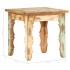 Mesa de centro de madera maciza reciclada 40x40x40