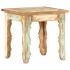 Mesa de centro de madera maciza reciclada 40x40x40