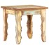 Mesa de centro de madera maciza reciclada 40x40x40
