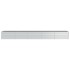Arriate de acero galvanizado plateado 400x80x45