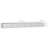 Arriate de acero galvanizado plateado 480x80x45