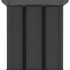 Estantería de 15 cubos con cajas de tela gris 103x30x175,5