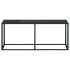 Mesa consola vidrio templado negro 180x35x75,5