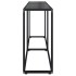 Mesa consola vidrio templado negro 180x35x75,5
