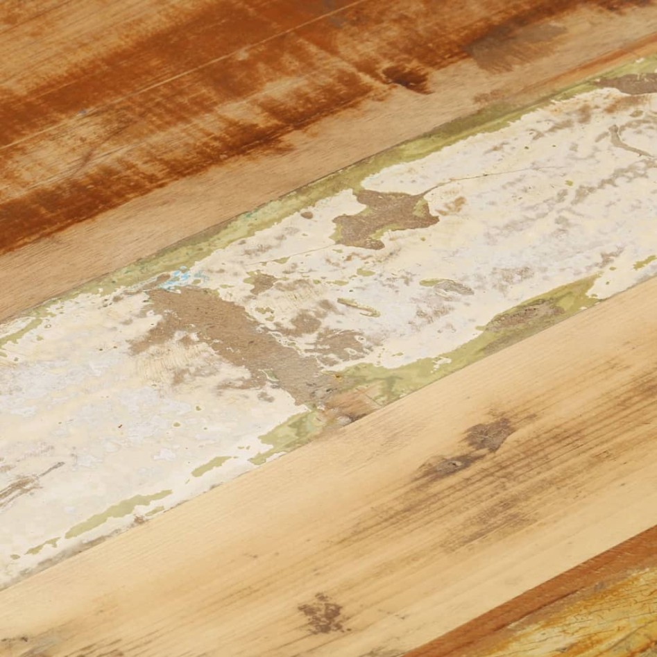 Mesa de centro de madera maciza reciclada 45x45x40