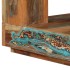 Mesa de centro de madera maciza reciclada 45x45x40
