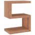 Mesa auxiliar de madera maciza de teca 45x30x60