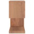 Mesa auxiliar de madera maciza de teca 45x30x60