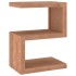 Mesa auxiliar de madera maciza de teca 45x30x60