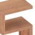 Mesa auxiliar de madera maciza de teca 45x30x60
