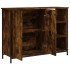 Aparador de madera de ingeniería roble ahumado 100x33x75