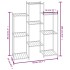 Soporte para flores de hierro negro 83x25x100