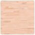 Tablero de mesa cuadrado de madera maciza de haya 60x60x2,5