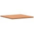 Tablero de mesa cuadrado de madera maciza de haya 70x70x2,5