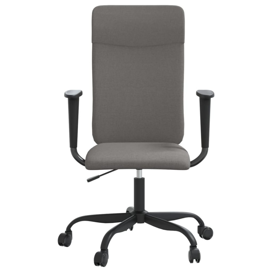 Silla de oficina altura ajustable tela gris