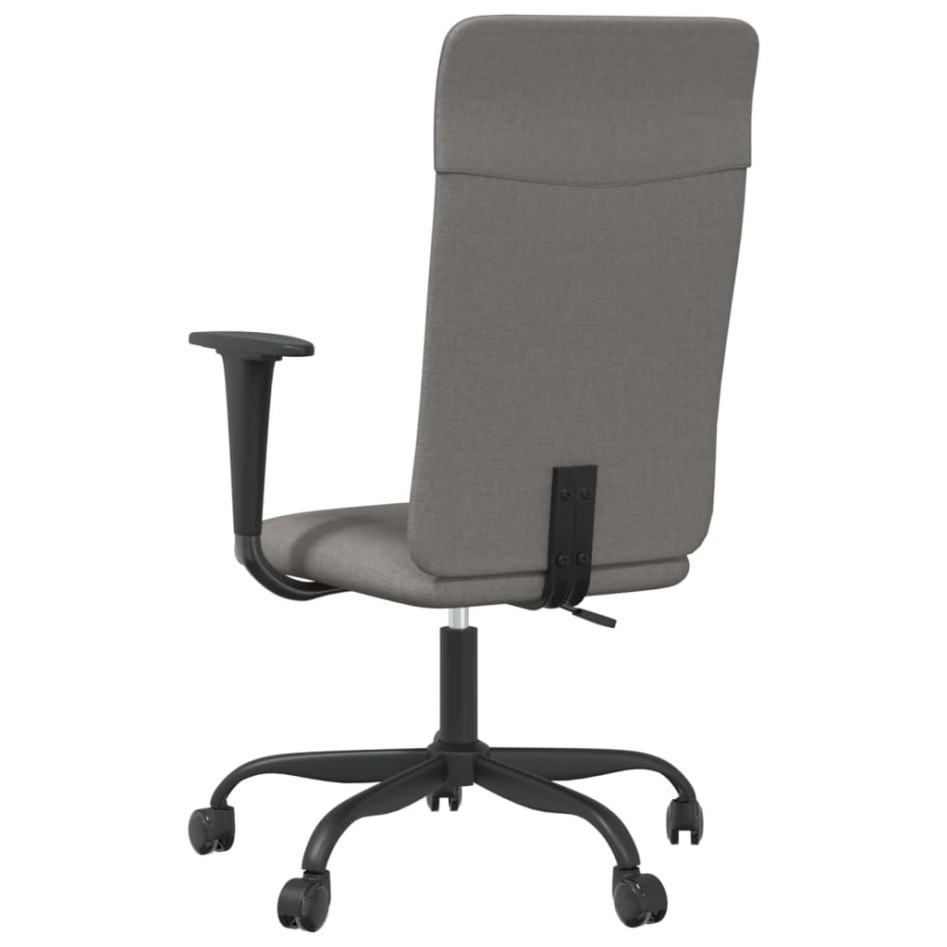 Silla de oficina altura ajustable tela gris