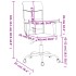 Silla de oficina altura ajustable tela gris
