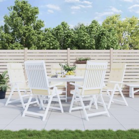 Cojines de silla respaldo alto 6 uds tela Oxford color