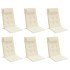 Cojines de silla respaldo alto 6 uds tela Oxford color