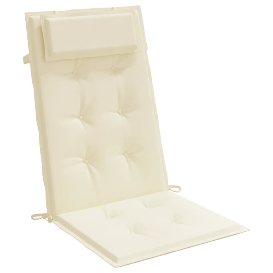 Cojines de silla respaldo alto 6 uds tela Oxford color