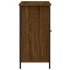 Aparador de madera de ingeniería marrón roble 100x35x70