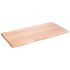 Estante de pared madera de roble tratada marrón claro