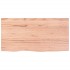 Estante de pared madera de roble tratada marrón claro