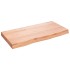 Estante pared madera roble tratada marrón claro 80x40x(2-6)