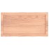 Estante pared madera roble tratada marrón claro 80x40x(2-6)