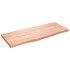 Estante pared madera roble tratada marrón claro 100x40x(2-4)