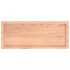 Estante pared madera roble tratada marrón claro 100x40x(2-4)