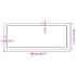 Estante pared madera roble tratada marrón claro 100x40x(2-4)
