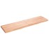 Estante pared madera roble tratada marrón claro 120x30x(2-4)