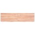 Estante pared madera roble tratada marrón claro 120x30x(2-4)