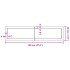 Estante pared madera roble tratada marrón claro 120x30x(2-4)