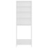 Armario de lavadora blanco 64x24x190